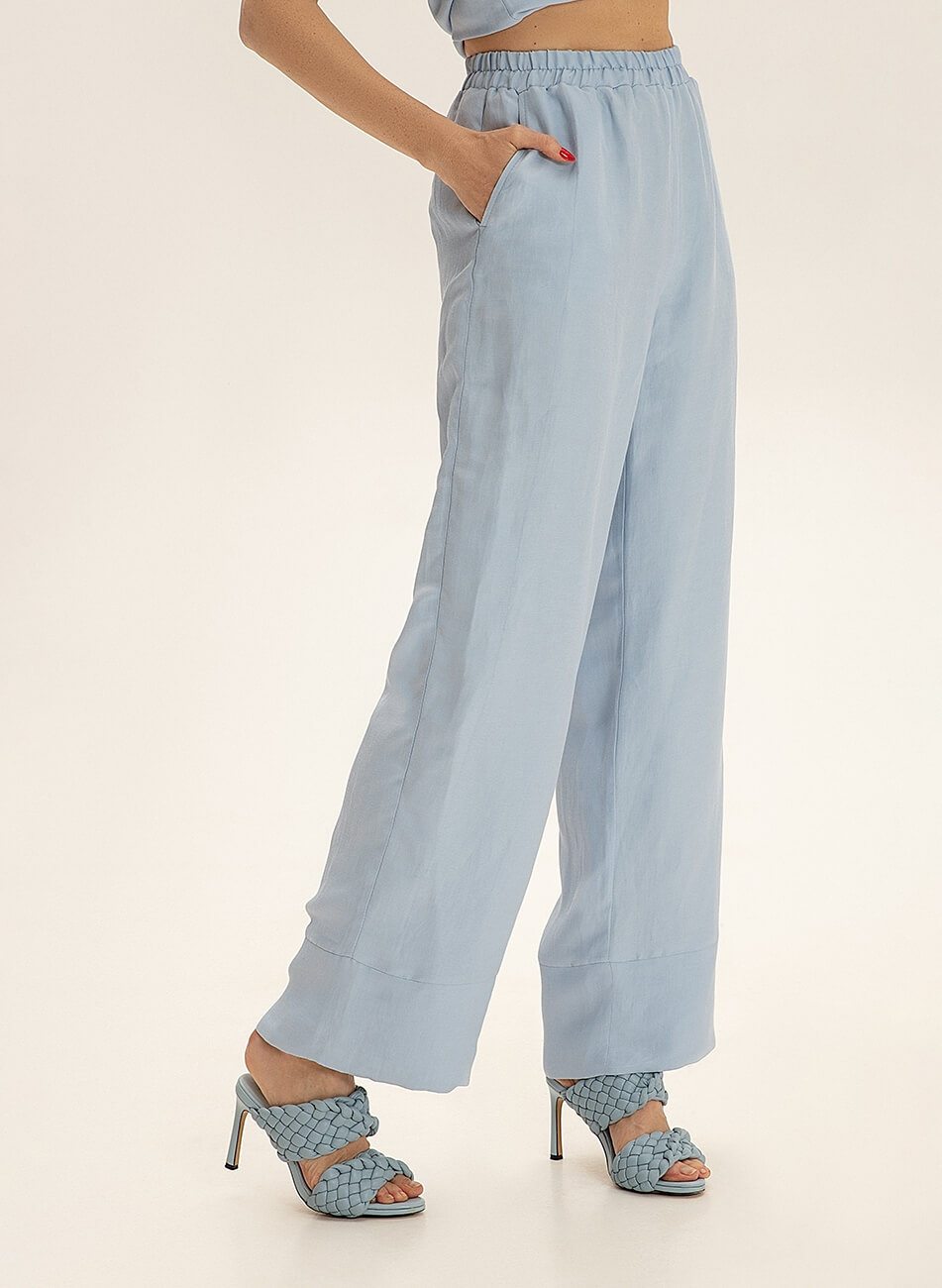 DSC_0708-Edit Штани вільного крою з льону WONDER (WNDR_ss21_lbl_07) - фото 3