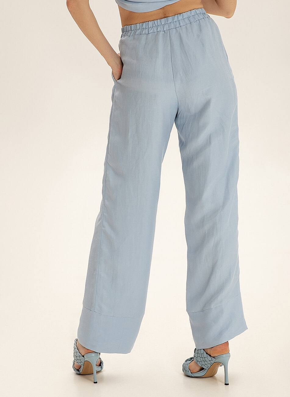 DSC_0717-Edit Штани вільного крою з льону WONDER (WNDR_ss21_lbl_07) - фото 4