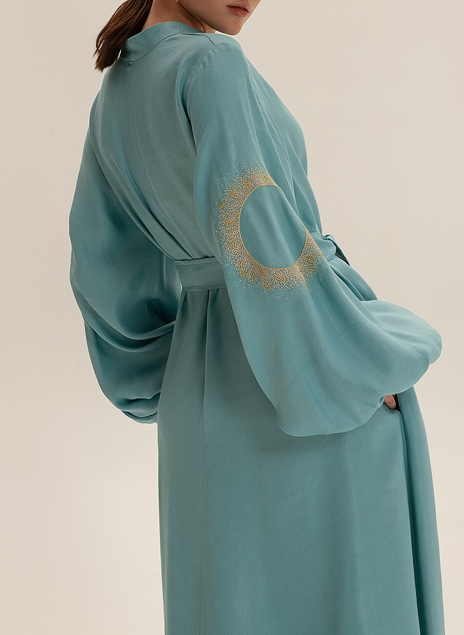 DSC_0740-Edit Лляна сукня максі на запах WONDER (WNDR_ss21_lbi_11-KAPSULA) - фото 4