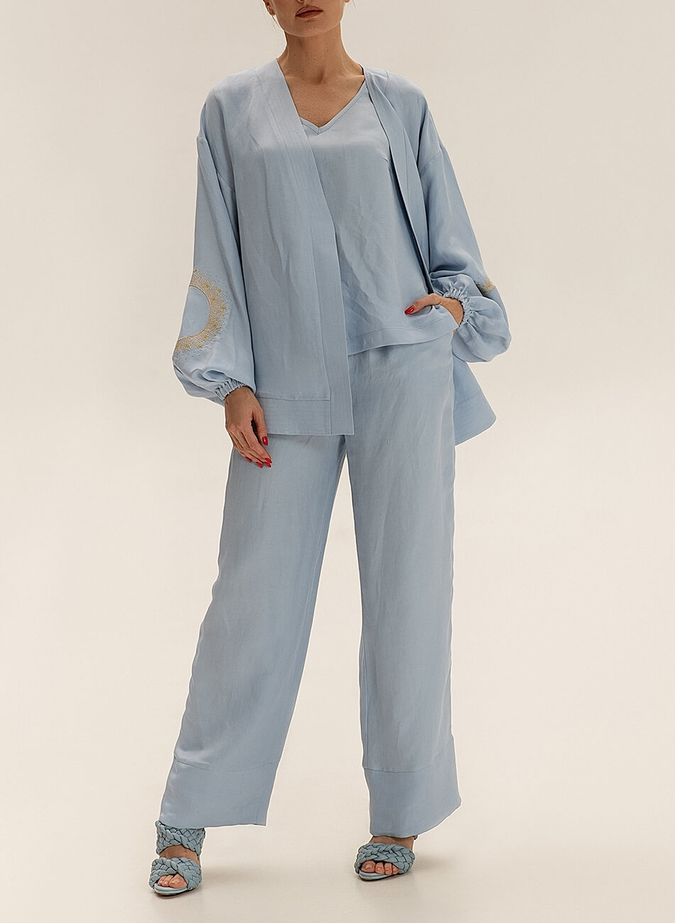 DSC_0759-Edit Штани вільного крою з льону WONDER (WNDR_ss21_lbl_07) - фото 2