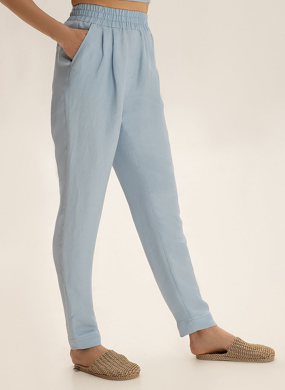 DSC_1017-Edit Завужені штани з льону WONDER (WNDR_ss21_lbl_06) - фото 4