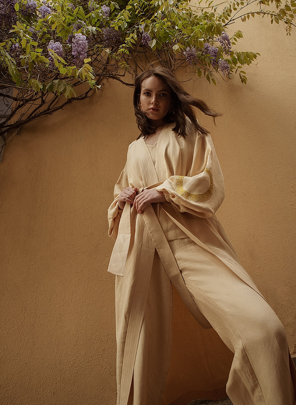 DSC_5074-Edit Штани вільного крою з льону WONDER (WNDR_ss21_lml_07-KAPSULA) - фото 2