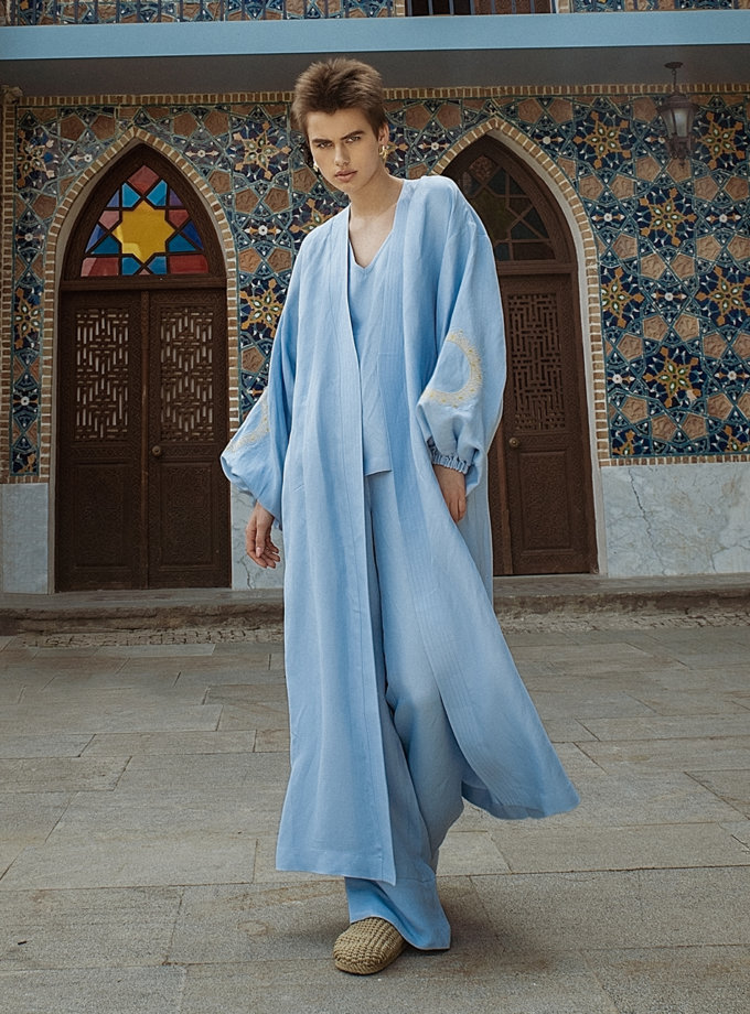 Довге кімоно з льону WONDER (WNDR_ss21_lbl_02) - фото 11