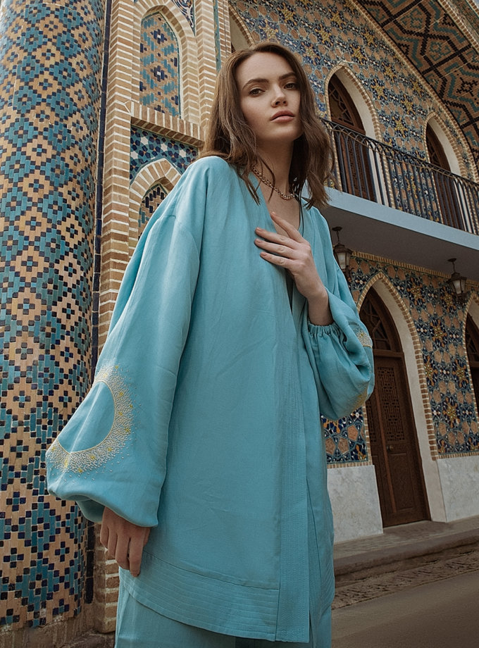 Коротке кімоно з льону WONDER (WNDR_ss21_lbi_01) - фото 17