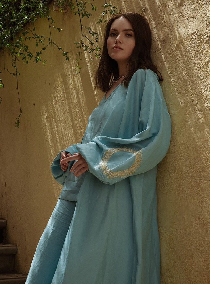 Довге кімоно з льону WONDER (WNDR_ss21_lbi_02) - фото 13