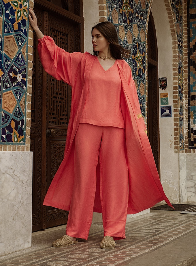 Штани вільного крою з льону WONDER (WNDR_ss21_lc_07) - фото 11