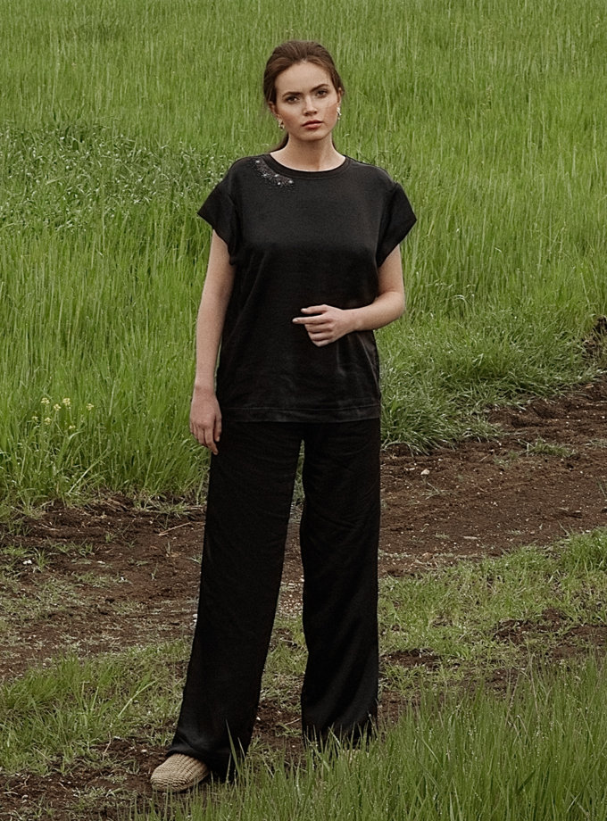 Сатинові штани вільного крою WONDER (WNDR_ss21_sblck_02) - фото 13