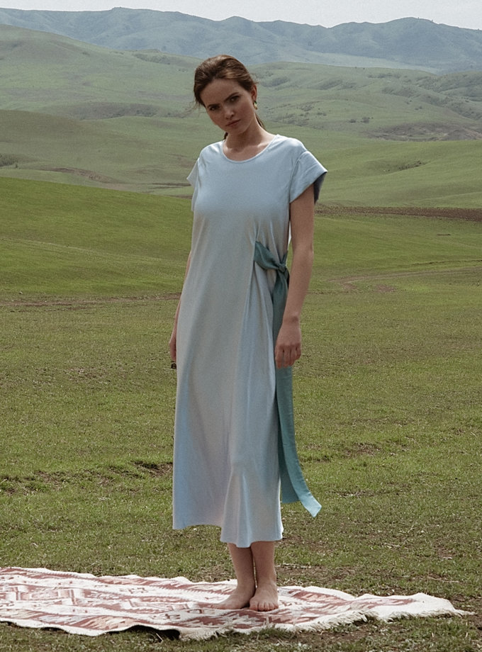 Сукня міді з контрастним декором WONDER (WNDR_ss21_sbl_05) - фото 15