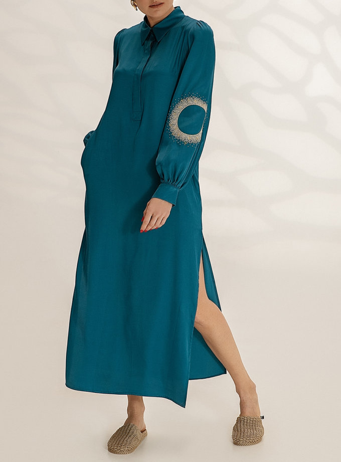 Легка сукня-сорочка з вишивкою WONDER (WNDR_ ss21_vem_05) - фото 5