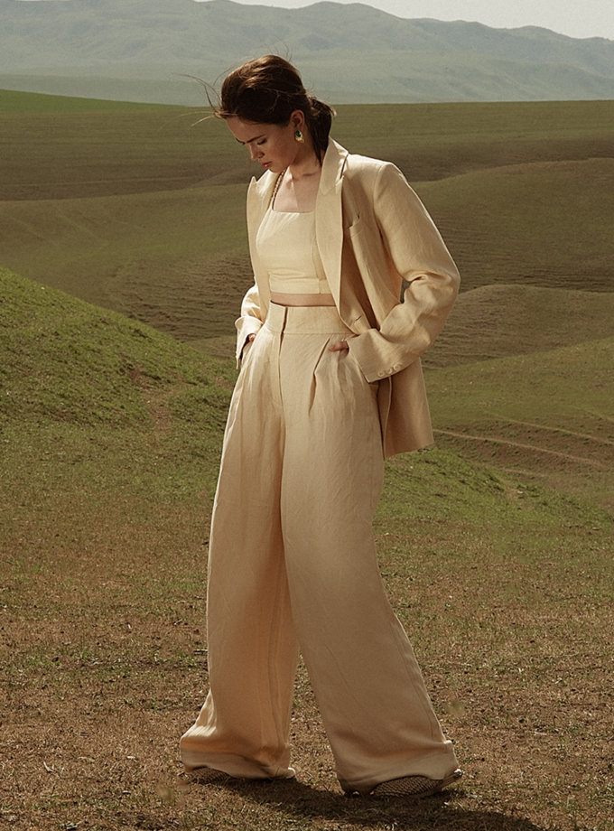 Штани-палаццо з льону WONDER (WNDR_ss21_lml_03) - фото 5