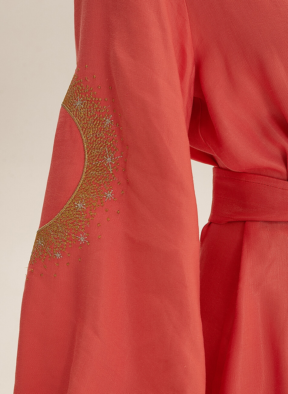 DSC_9577-Edit Лляна сукня міні на запах WONDER (WNDR_ss21_lc_12) - фото 4