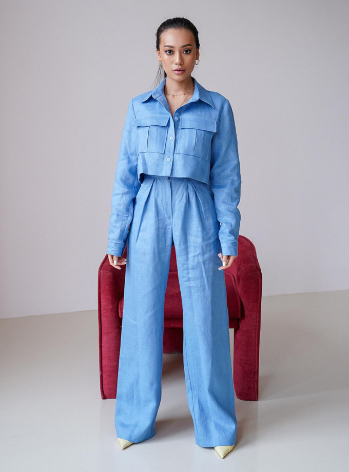 Костюм із льону Paula MY x MY (MC_MY7121) - фото 13