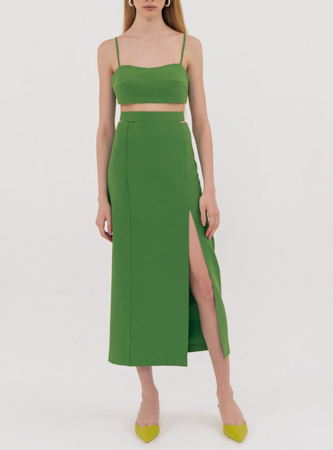 Спідниця-олівець міді з вирізами SHAKO (SHKO_21020002)