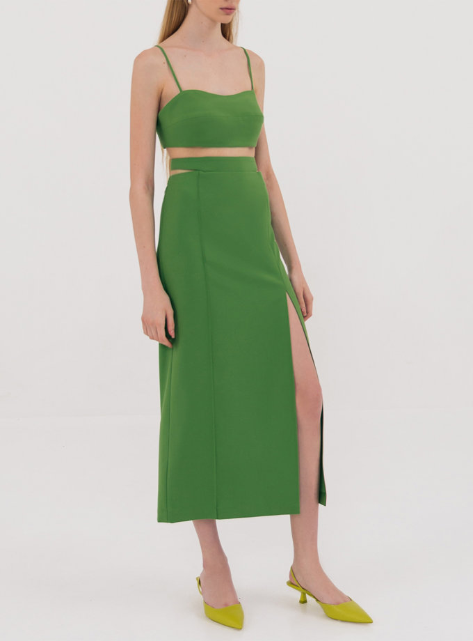 Спідниця-олівець міді з вирізами SHAKO (SHKO_21020002)