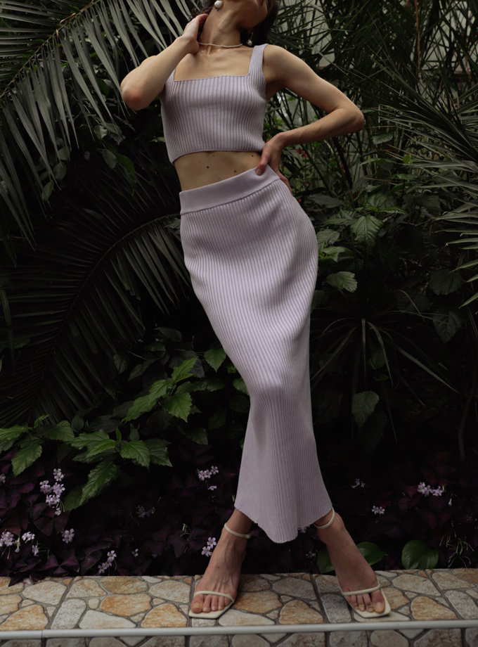 Комплект із рельєфного трикотажу FIORE BIANCO (FRBC_FBKTTU_SS_04) - фото 4