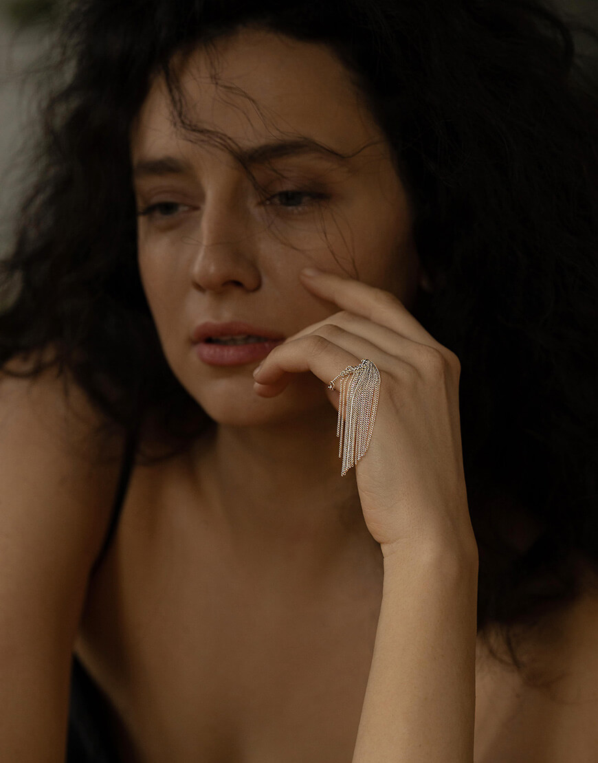 2024_03_03_1047g Каблучка Waterfall IVA JEWELRY (IVA_WS01) - фото 8