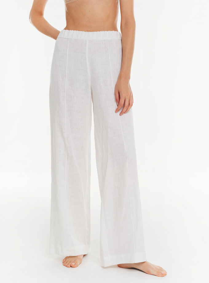 Штани кльош із льону BALCONY GARMENT (BLCGR_743) - фото 5