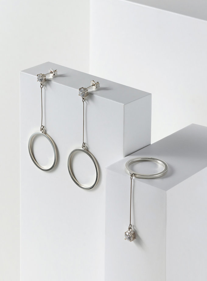 Сережки Circle IVA JEWELRY (IVA_CIS02)