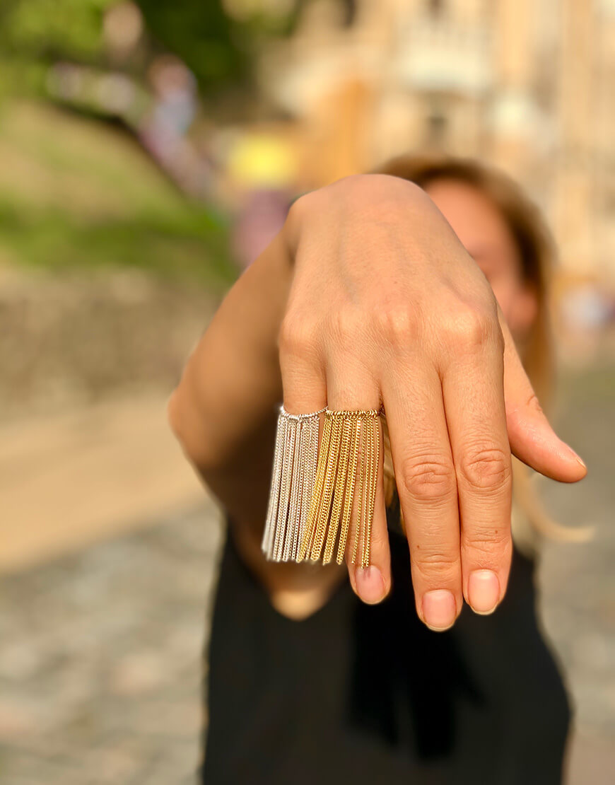 FullSizeRender 4 Каблучка Waterfall IVA JEWELRY (IVA_WS01) - фото 12