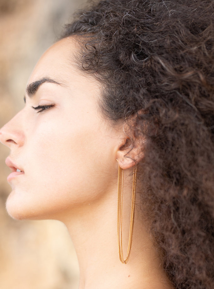 Каф Waterfall yellow IVA JEWELRY (IVA_WG03)