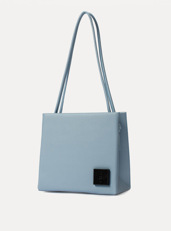 Шкіряна сумка Square Bag in Light Blue LONA PRIST (LPR_SQ-BA-M-Light Blue)