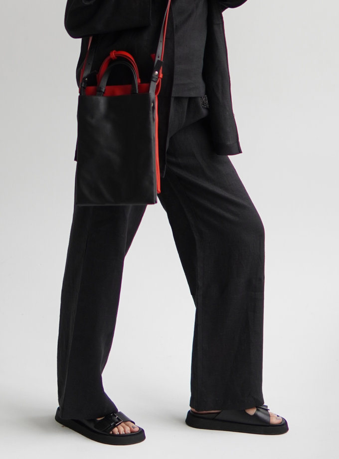 Шкіряна сумка Petite Black ETAPE (ETP_0027-Petite-Black)