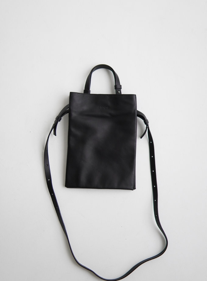 Шкіряна сумка Petite Black ETAPE (ETP_0027-Petite-Black)