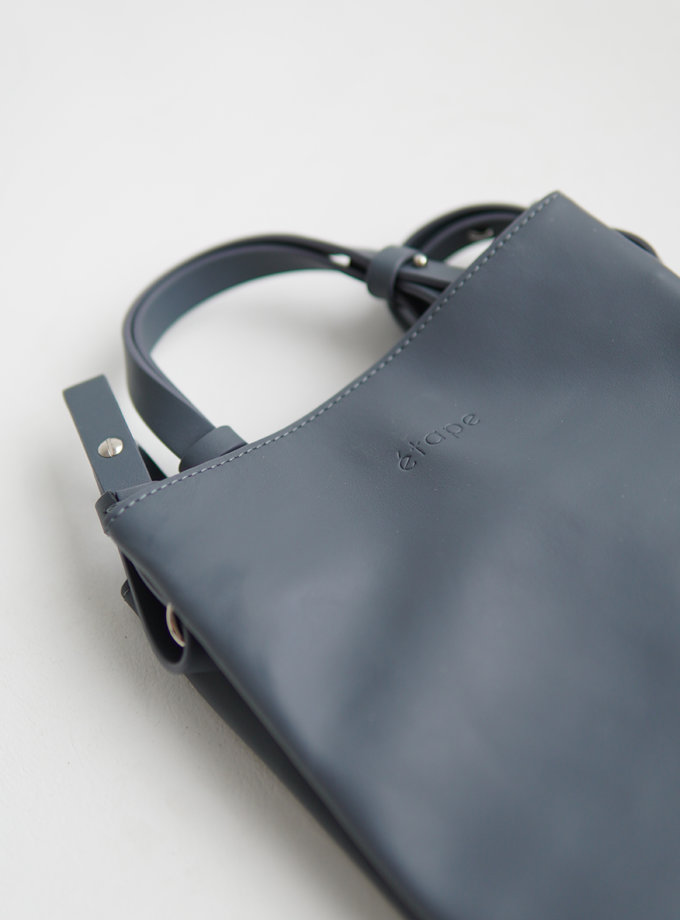 Шкіряна сумка Petite Bleu-Gris ETAPE (ETP_0027-Petite-Bleu-Gris)