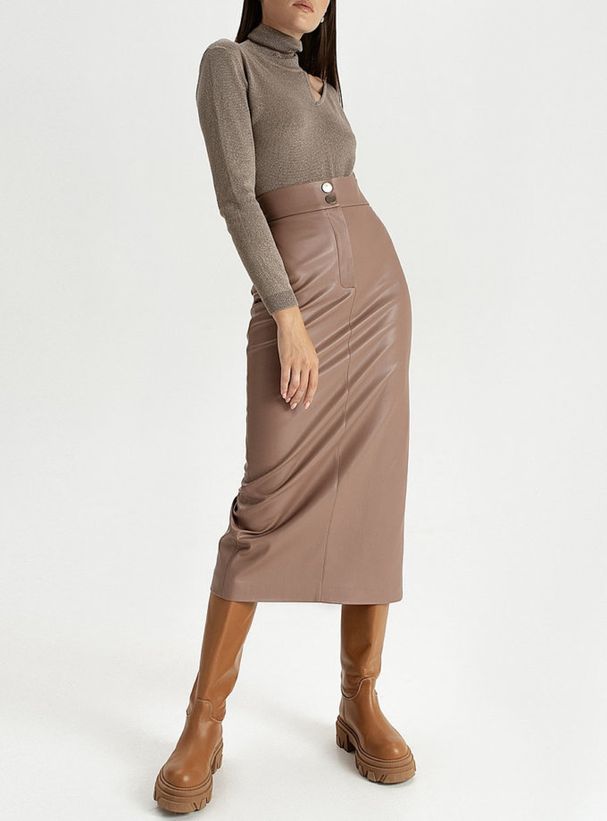 Спідниця з еко-шкіри mocco WONDER (WNDR_fw21_elm_03) - фото 13