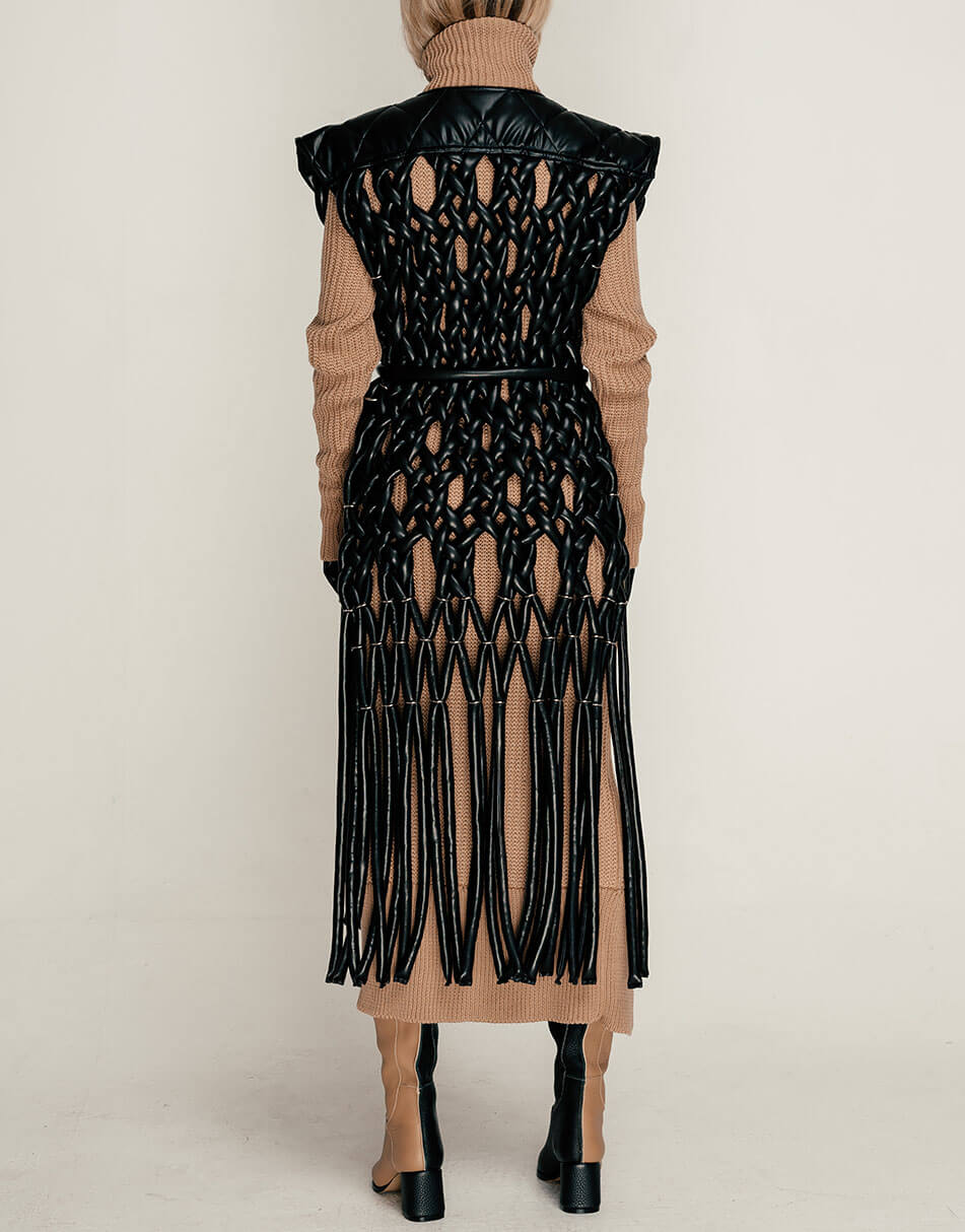 SE21-Vst-Faga-B (18) Жилет в'язаний з еко-шкіри 7/11 SEVEN ELEVEN (SE_SE21-Vst-Faga-B) - фото 5