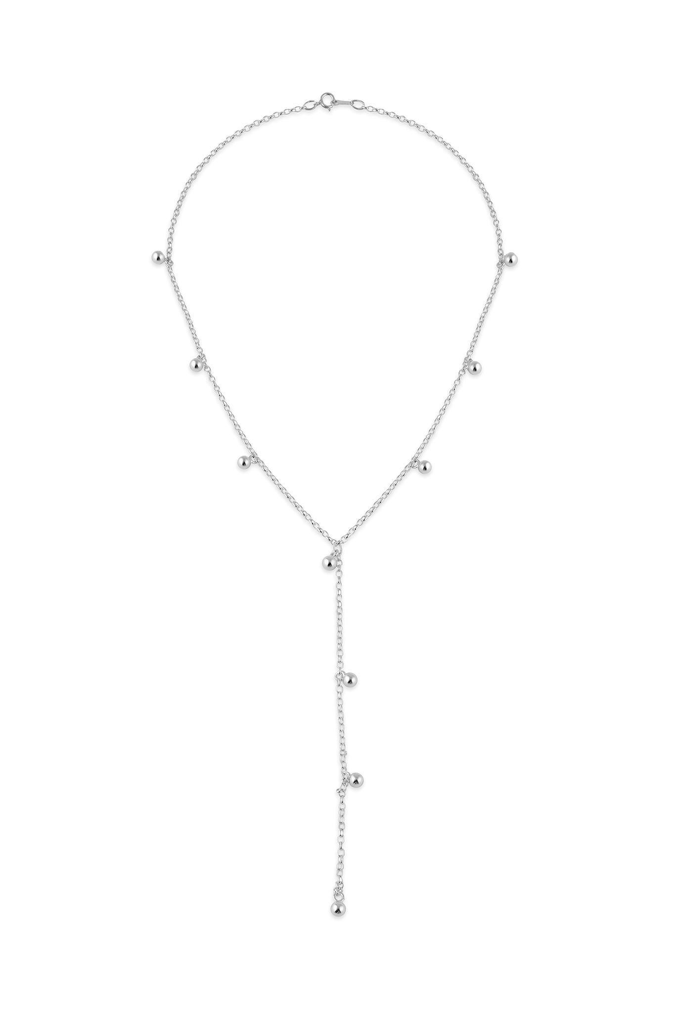 SLR_SSN_022 Кольє краватка з дропсами SOLAR SILVER (SLSR_SSN_022)