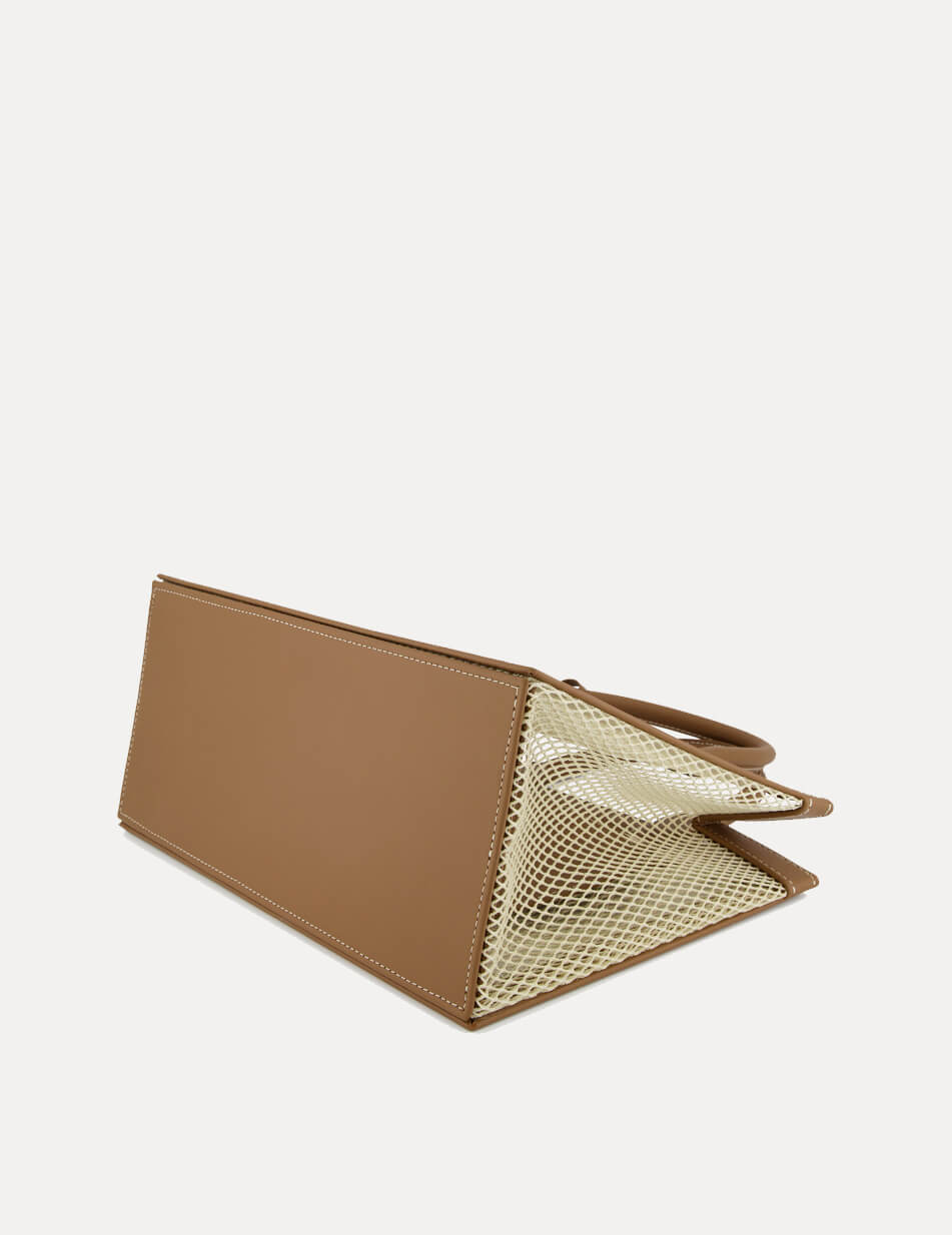 39 Шкіряна сумка 5x7 Net Bag LONA PRIST (LPR_5-7-N-B) - фото 4