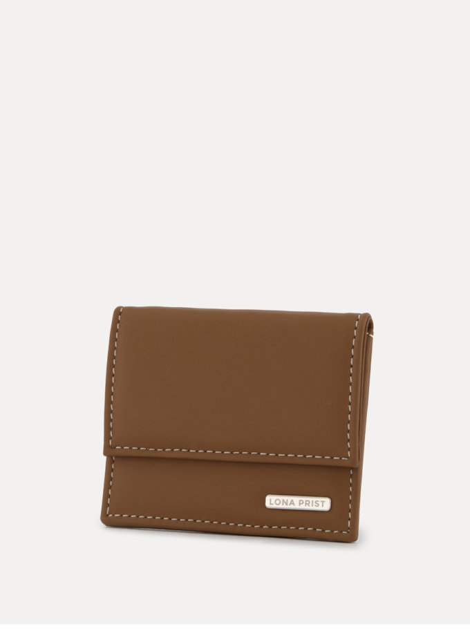 Шкіряний кардхолдер Cardholder in chocolate LONA PRIST (LPR_CA-HO)