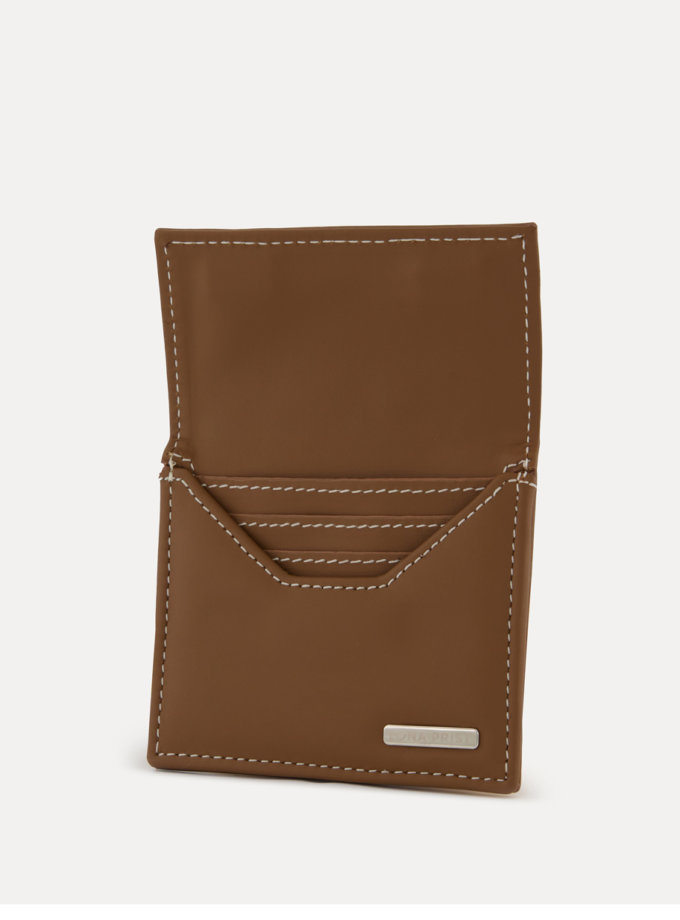 Шкіряний кардхолдер Cardholder in chocolate LONA PRIST (LPR_CA-HO)