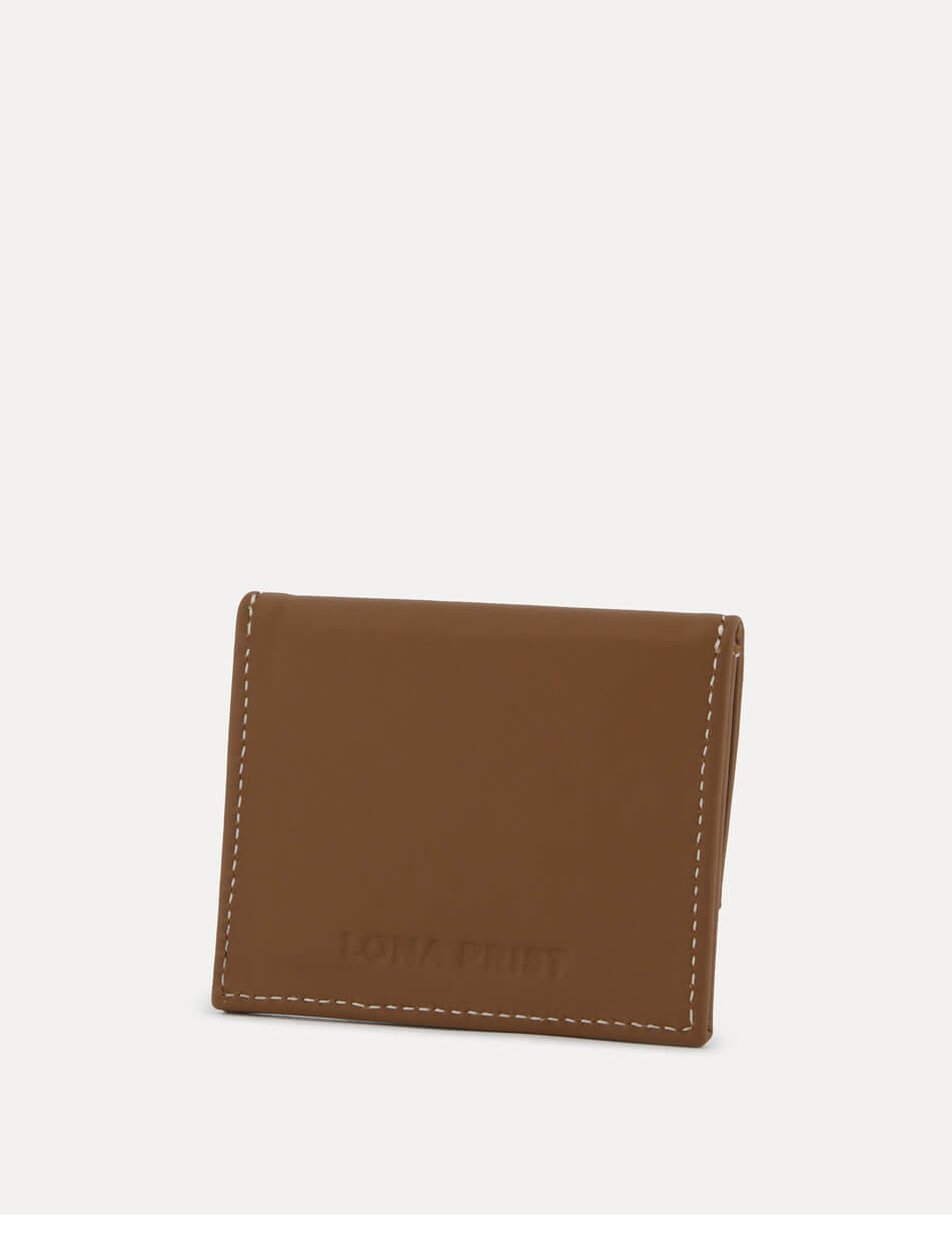 52 Шкіряний кардхолдер Cardholder in chocolate LONA PRIST (LPR_CA-HO) - фото 3