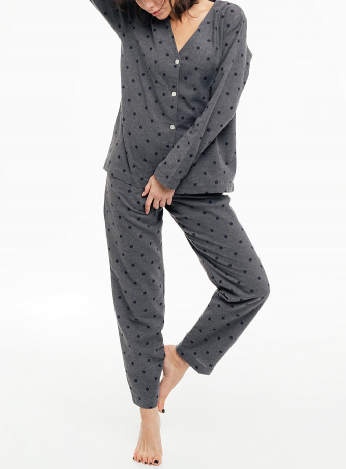 Бавовняний комплект зі штанами BALCONY GARMENT (BLCGR_BLCN_642_643) - фото 9