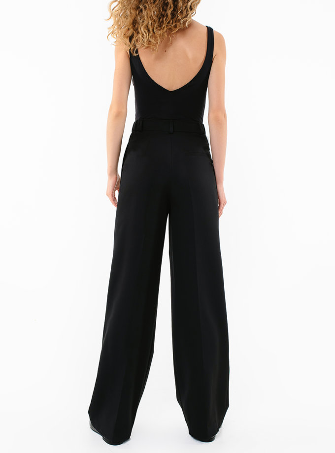 Брюки з високою посадкою MAGNETIC (MGN_1776BK)