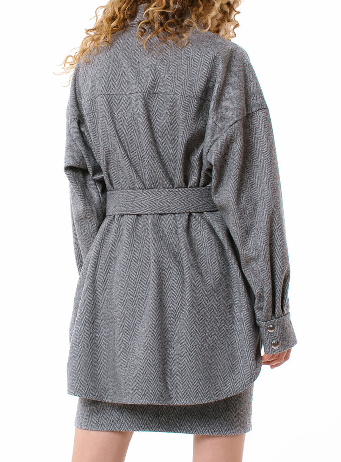 Сорочка з поясом MAGNETIC (MGN_2106BK)