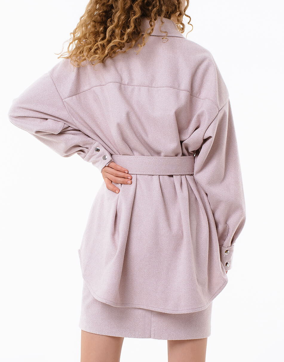 DSC_1166 Сорочка з поясом MAGNETIC (MGN_2106PK) - фото 2