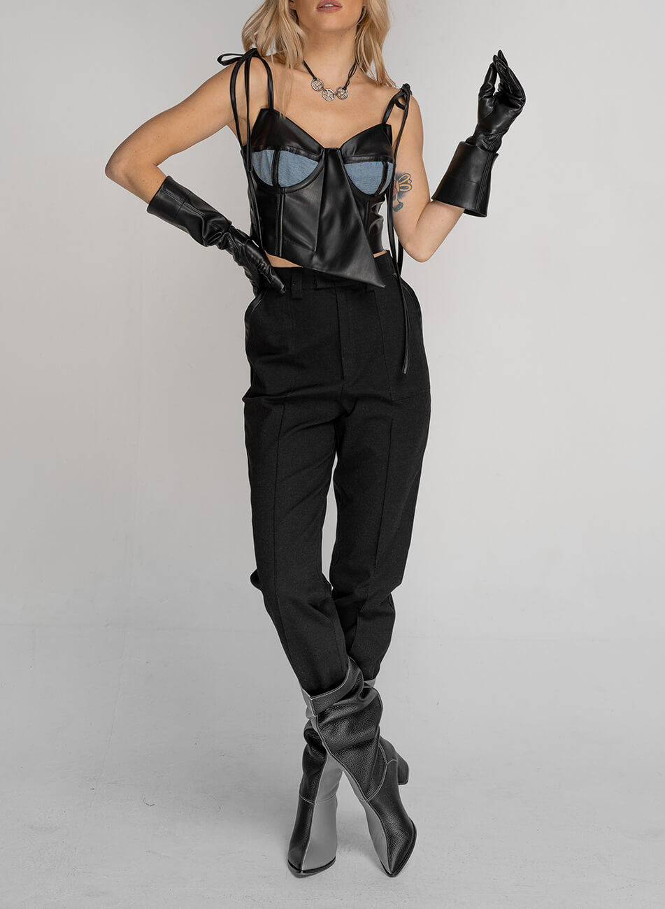 Lookbook_FW21-22_931 Корсет Fragali 7/11 SEVEN ELEVEN (SE_SE21-Cr-Fragali-B) - фото 4