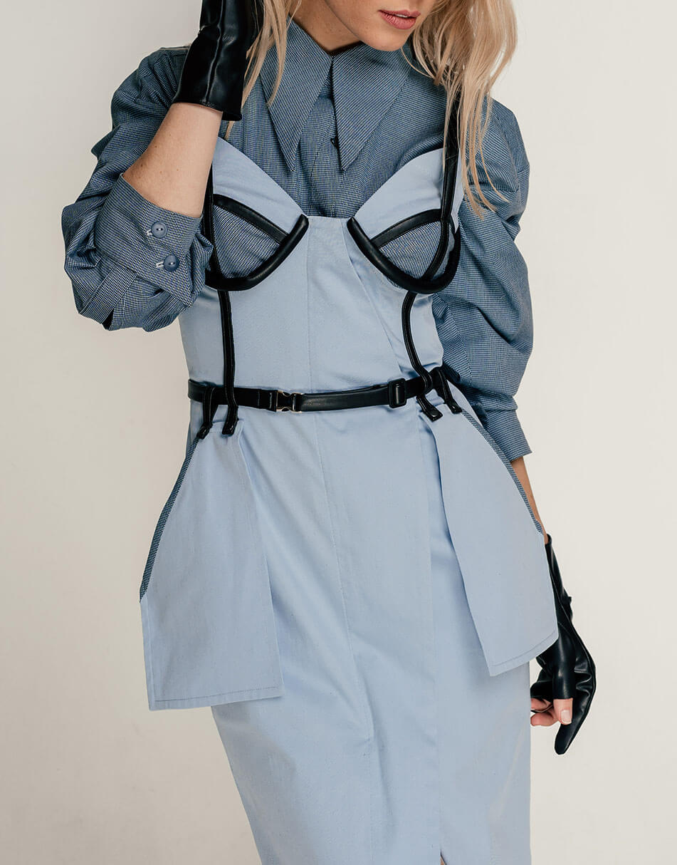 SE21-Sd-Cucur-Bl (4) Бавовняний сарафан Cucur 7/11 SEVEN ELEVEN (SE_SE21-Sd-Cucur-Bl) - фото 3