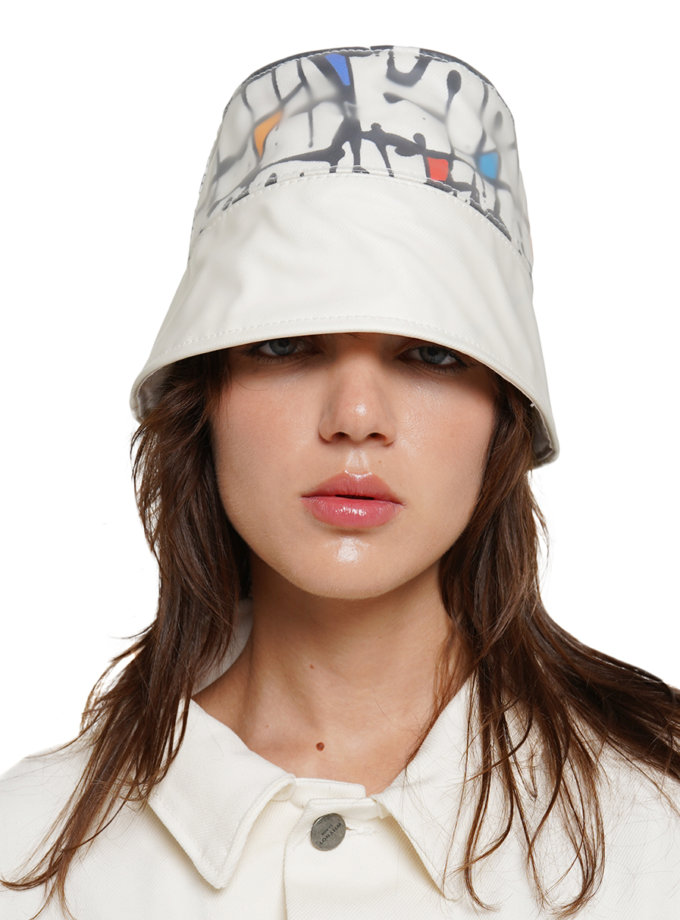 Панама з принтом MATCH DENIM (WNDM_aut21-pnm-white-os)
