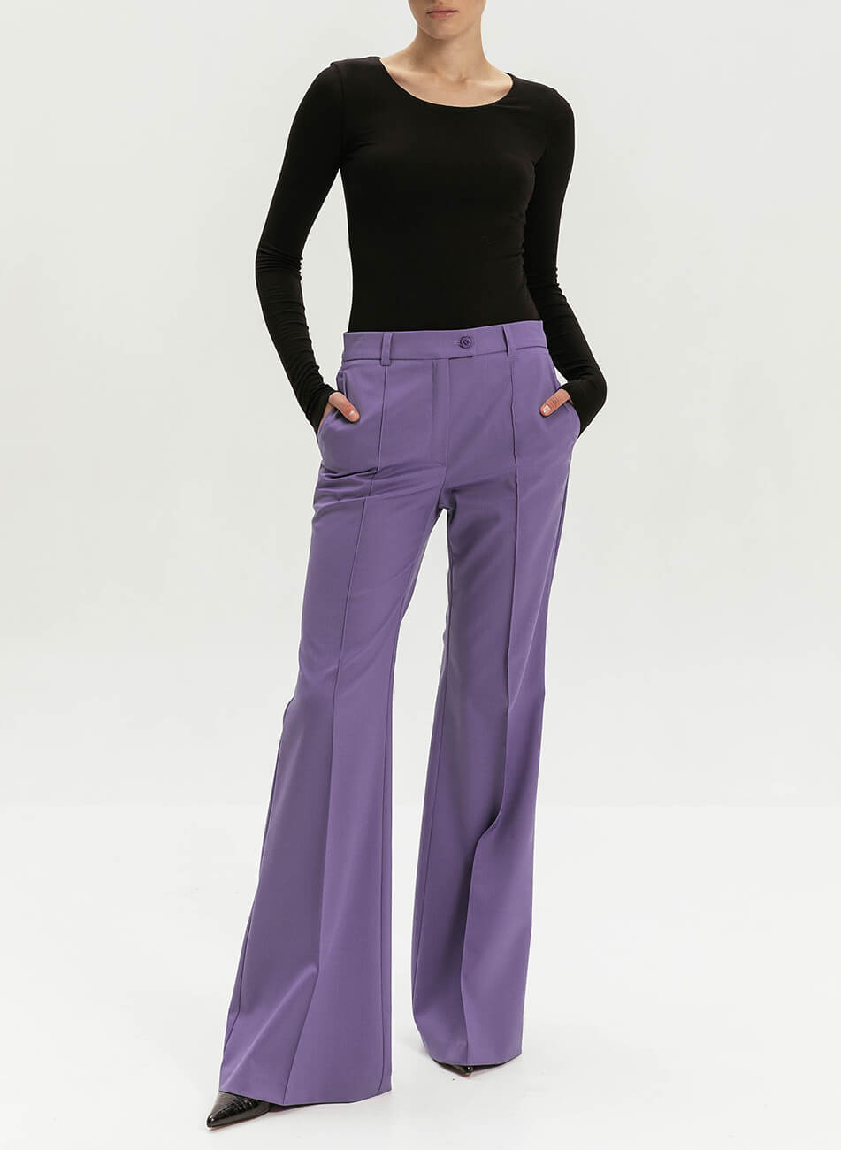 21001008 (2) Брюки кльош з вовни SHAKO (SHKO_21001008) - фото 2