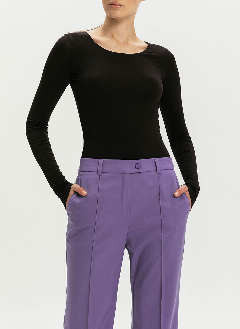 21001008 (4) Брюки кльош з вовни SHAKO (SHKO_21001008) - фото 4