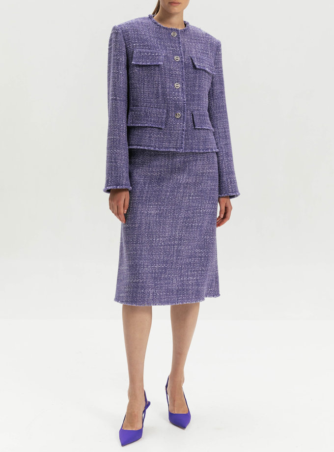 Твідова спідниця мiдi SHAKO (SHKO_21028001)