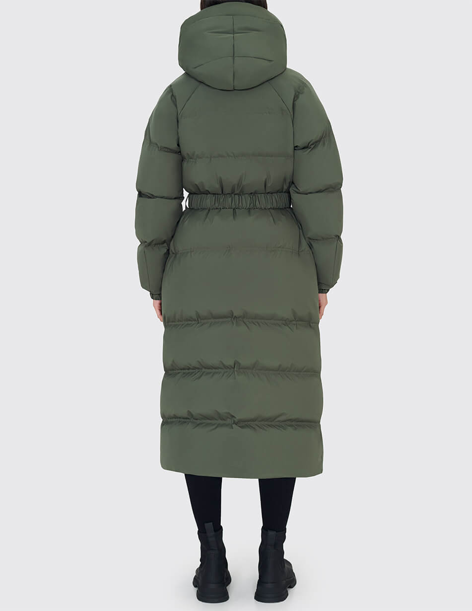 42 Пуховик із поясом Sport 21 khaki MARCHI (MRCH_AW-21-4H) - фото 2