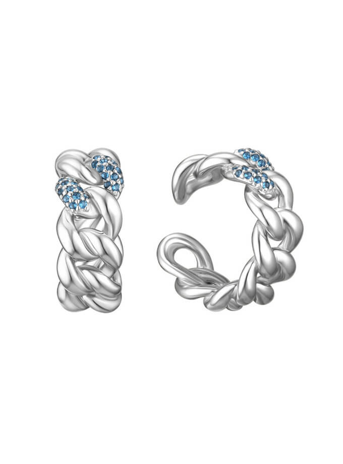 Кафф Classic blue RIMMART JEWELRY (RAJ_ERA-016b)