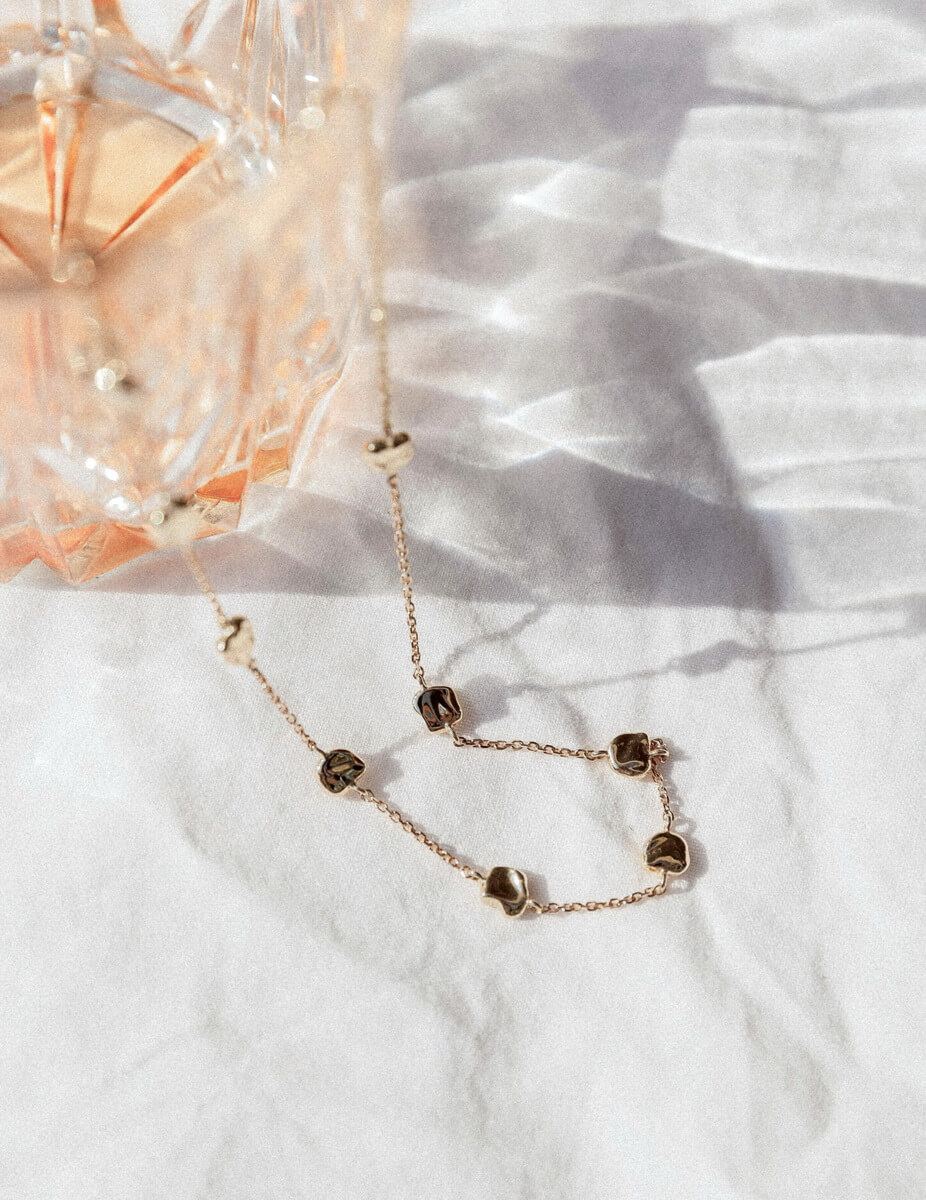 Processed with VSCO with se3 preset Кольє із жовтого золота RIMMART JEWELRY (RAJ_NRA-005) - фото 3