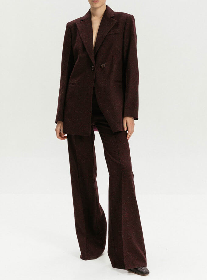 Брюки кльош з вовни SHAKO (SHKO_21001009) - фото 11