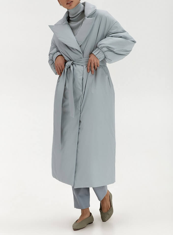 Пуховик з об'ємним коміром Gray-blue WONDER (WNDR_fw21_fw22_plbl_06) - фото 17